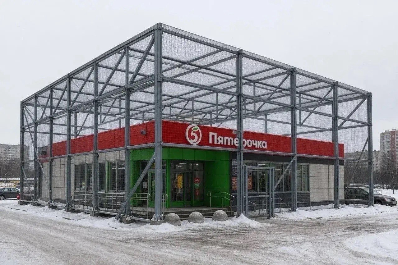 Каркас ЗОК над технологическим узлом